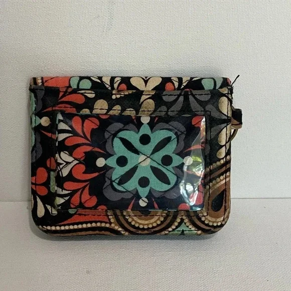 Vintage Vera Bradley Sierra Stream Paisley ID Wallet Small - Picture 2 of 5
